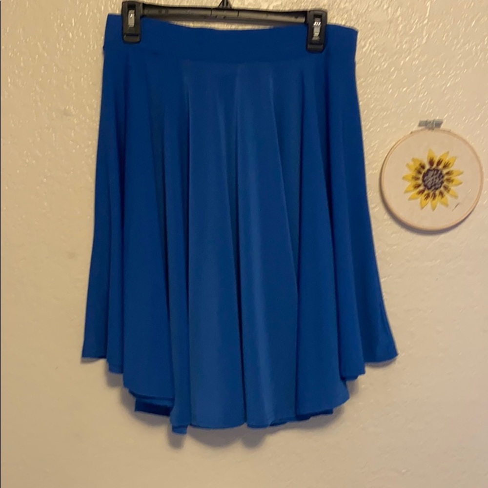 Lovely blue circle skirt